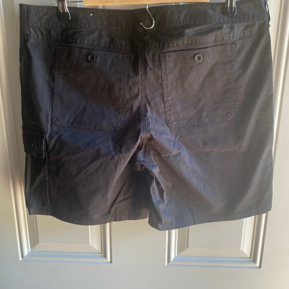 Cabela’s Size 12 Black Chino Shorts 7” Inseam 98% Cotton High Waist 36” Waist - Picture 8 of 11